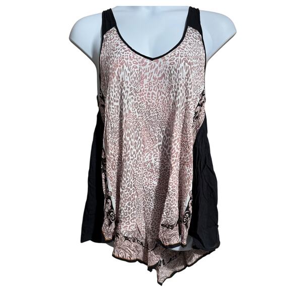 Free People Tops - Free People Intimately Women's Leopard Print Swing Tunic Tank Top XS / Small